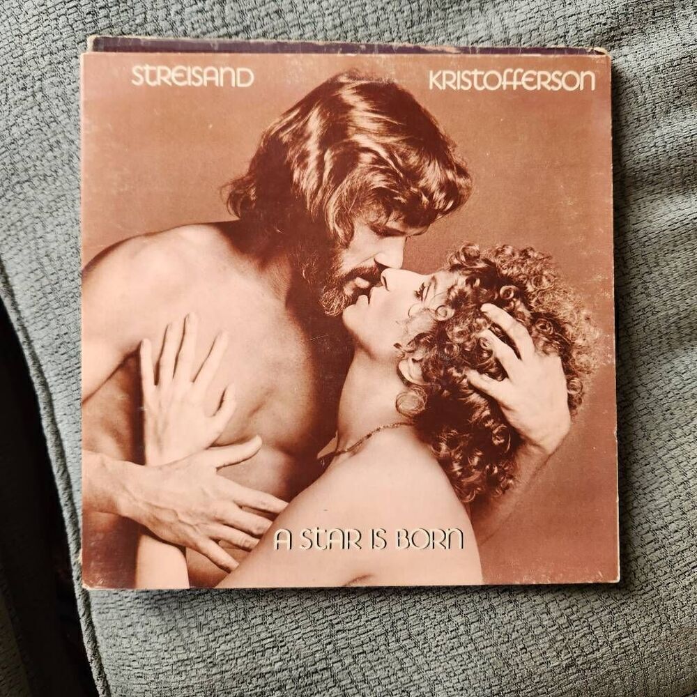 Kristofferson Barbra Streisand vintage vinyl record A Star is Born 1976